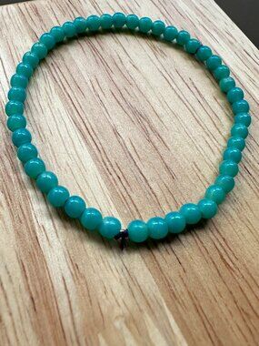 Green Stone Beaded Bracelet